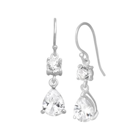 Drop Earrings with Cubic Zirconia