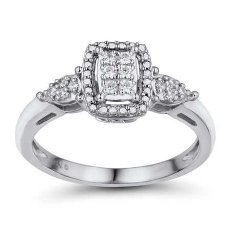 1/10 ct Diamond Composite Engagement Ring
