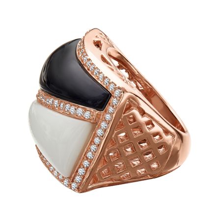 Gaeta Ring with Cubic Zirconia