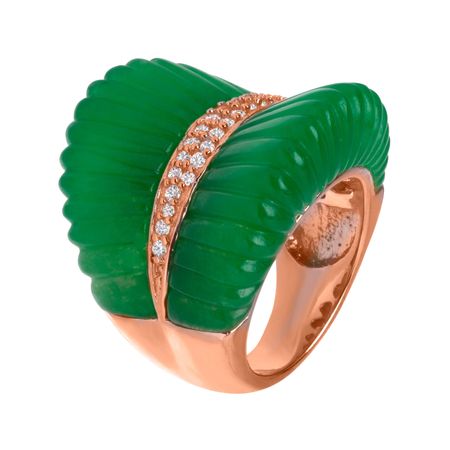 Puglia Ring with Cubic Zirconia