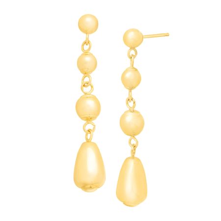 Graduated Teardrop Drop Earrings