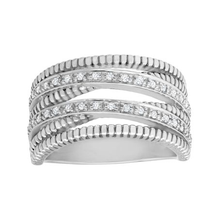 1/6 ct Diamond Banded Ring