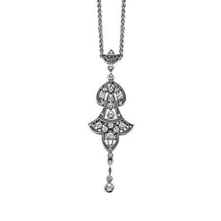 Victorian Pendant with Swarovski Crystals