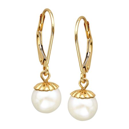 7mm Pearl Drop Earrings