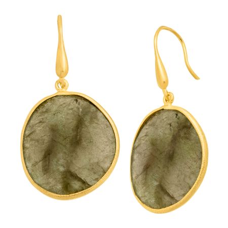 28 ct Labradorite Drop Earrings