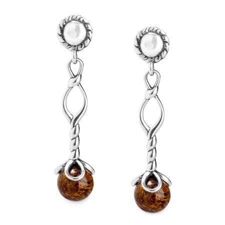 Pietersite Drop Earrings