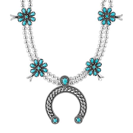 Sleeping Beauty Turquoise Necklace With Pendant