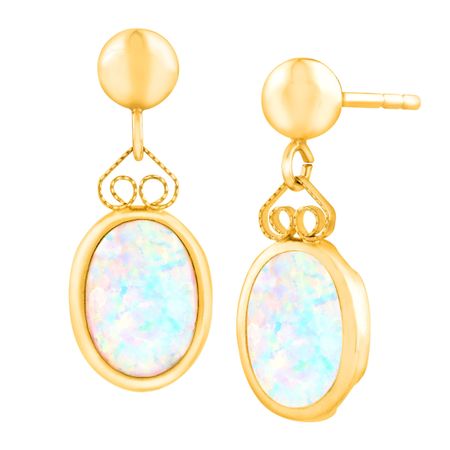 Opal Drop Earrings