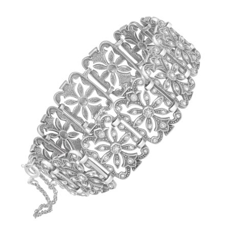 Victorian Bracelet with Swarovski Crystals