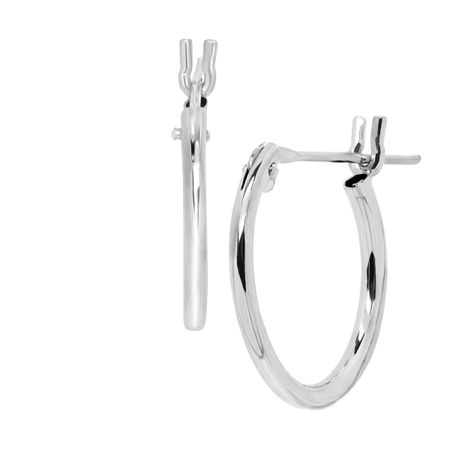 13 mm Tube Hoop Earrings