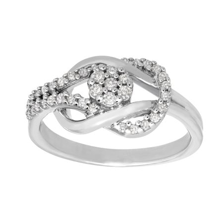 1/3 ct Diamond Loop Ring