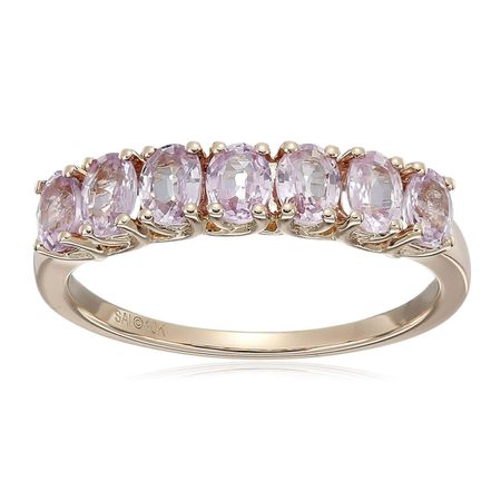 Pink Sapphire Band Ring