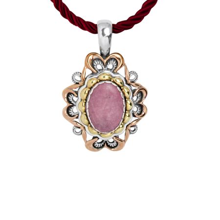 Rose Rhodonite Pendant