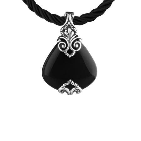 Black Agate Pendant