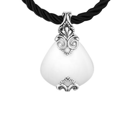 White Agate Pendant
