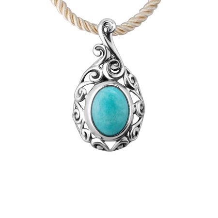 Amazonite Medallion Pendant