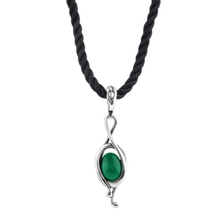 Green Chalcedony Pendant