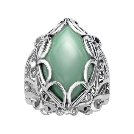 Variscite Marquise Shaped Ring