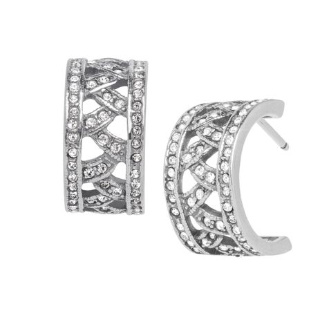 Art Deco Earrings with Swarovski Crystals