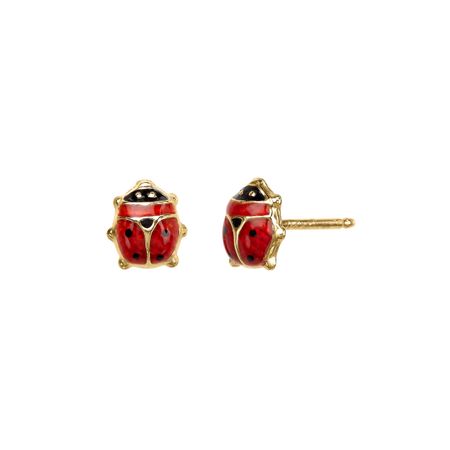 Girl's Lady Bug Earrings