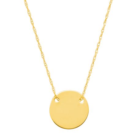 Petite Disc Necklace
