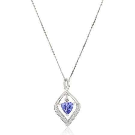 Tanzanite Floater Pendant with Diamond