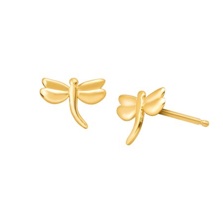 Teeny Tiny Dragonfly Stud Earrings
