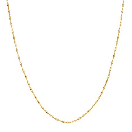 Twisted Herringbone Chain Necklace