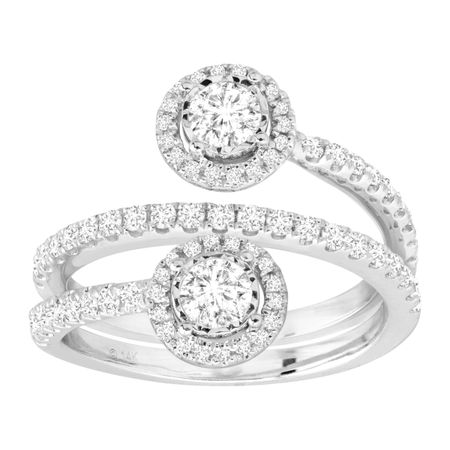 1 ct Diamond Wraparound Anniversary Ring