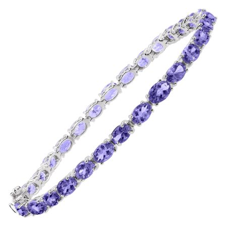 13 ct Tanzanite Tennis Bracelet
