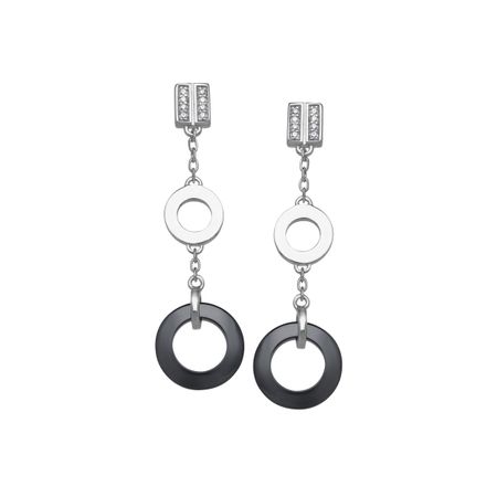 Drop Earrings with Cubic Zirconia