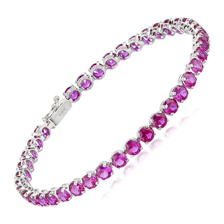 Ruby Tennis Bracelet