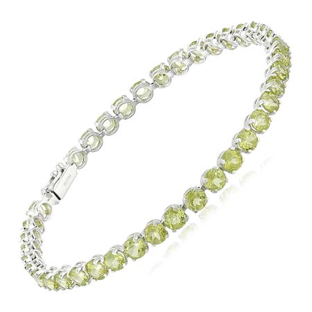 Peridot Tennis Bracelet
