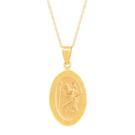 St. Christopher Medallion Pendant