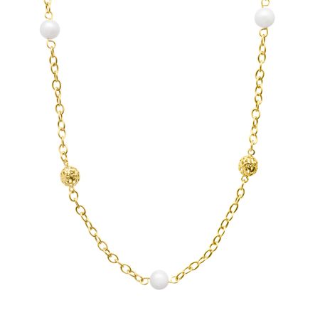 7 mm Pearl Station Necklace