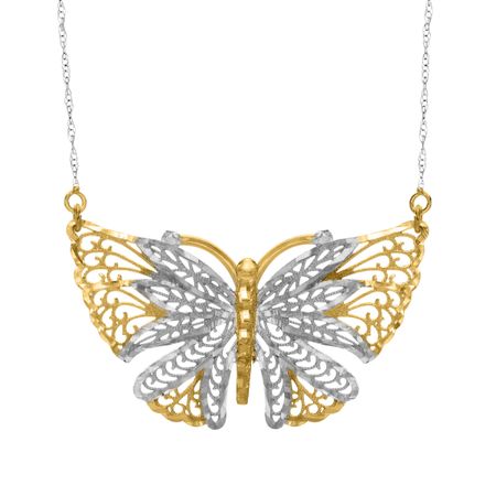 Openwork Butterfly Necklace