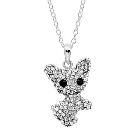 Year of the Dog Chihuahua Pendant with Swarovski Crystals