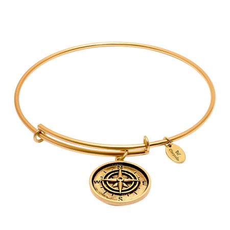 Compass Bangle Bracelet