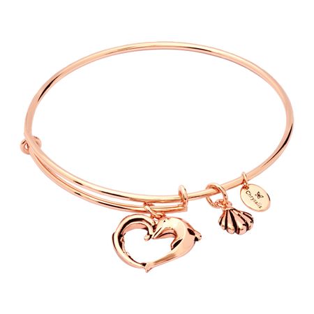 Expandable Aphrodite's Heart Bangle, Pink