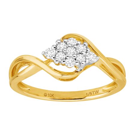 1/5 ct Diamond Marquise-Shaped Ring