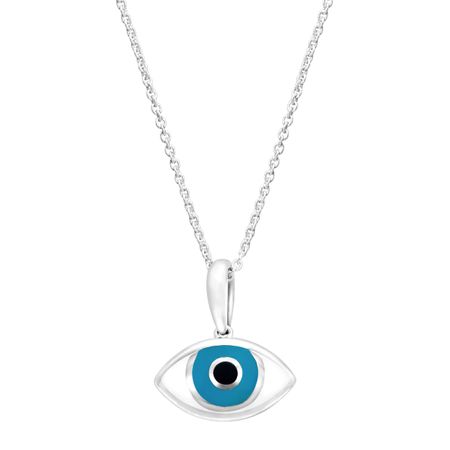 Medium Mother-of-Pearl Evil Eye Pendant