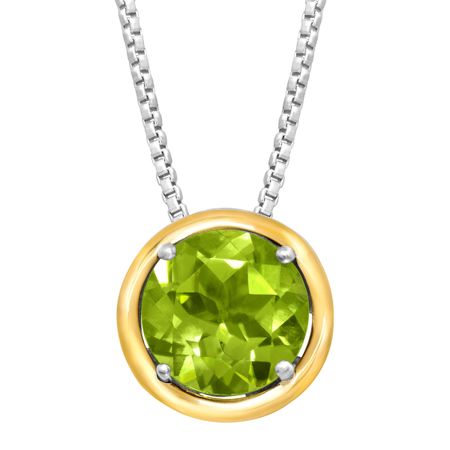 2 ct Peridot Pendant