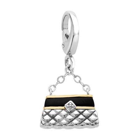 1/2 ct Onyx Handbag Charm
