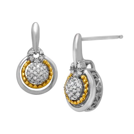 1/5 ct Diamond Drop Earrings