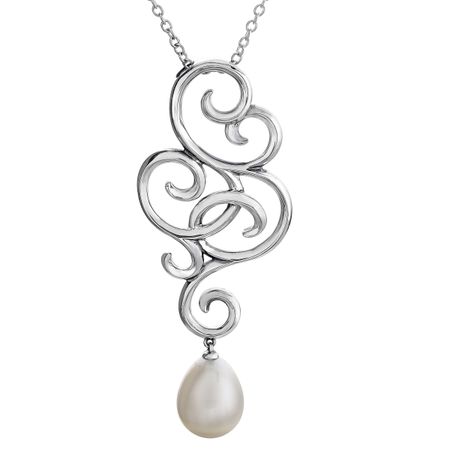 Pearl Filigree Pendant