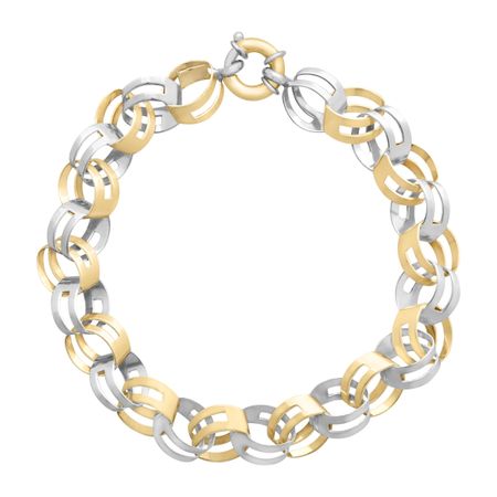 Two-Tone Link Bracelet