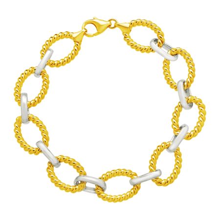Textured Link Bracelet