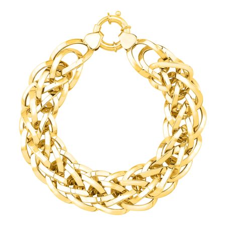 Two-Row Interlocking Bracelet