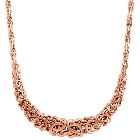 Graduated Byzantine Links Necklace