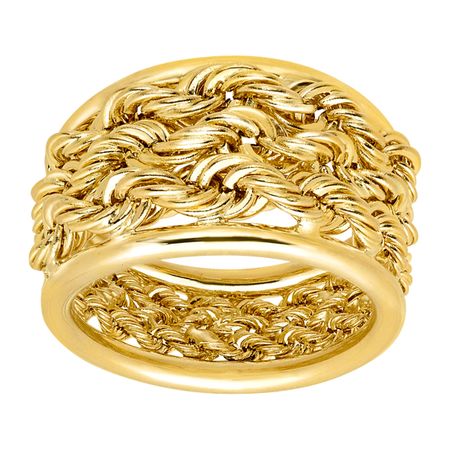 Triple Rope Band Ring